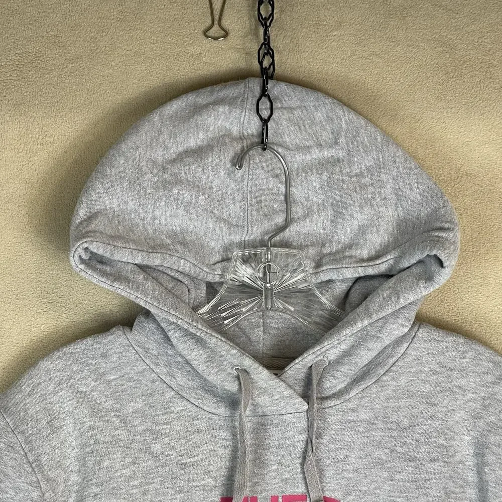 The North Face Hoodie Womens L Gray Pouch Pocket Long Sleeve Pullover Sweatshirt